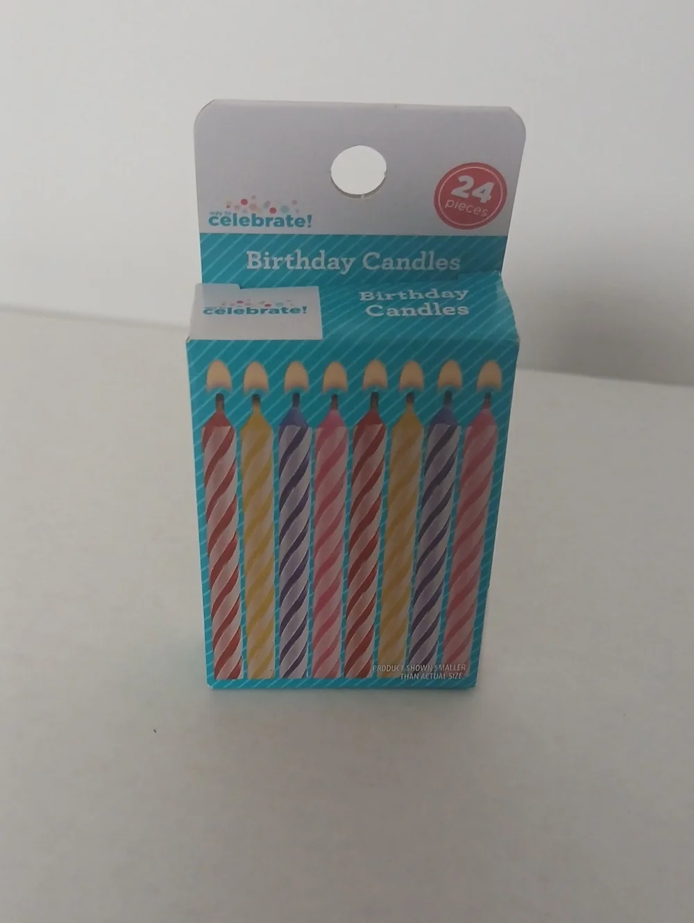 Multicolor Birthday Cake Candles Pack of 24 nwt